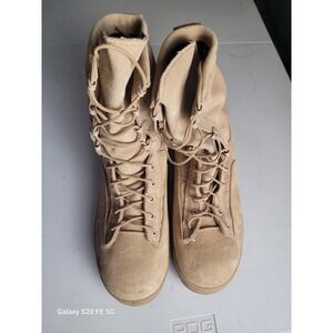 McRae Footwear Combat Boots Mens Size 9W Tan Desert Gore-Tex Vibram Sole